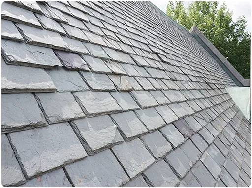 Outdoor Makeover Roofing: Slate-tile-Roof Replacement