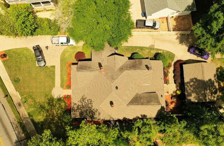Outdoor Makeover:  Drone Roof Inspection